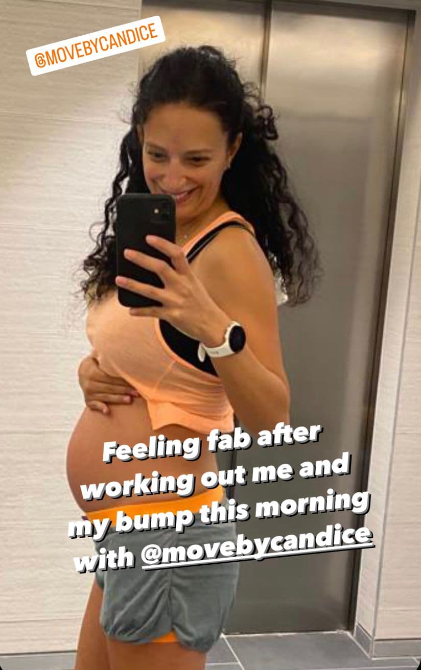 Move by Candice member sharing their training results on Instagram
